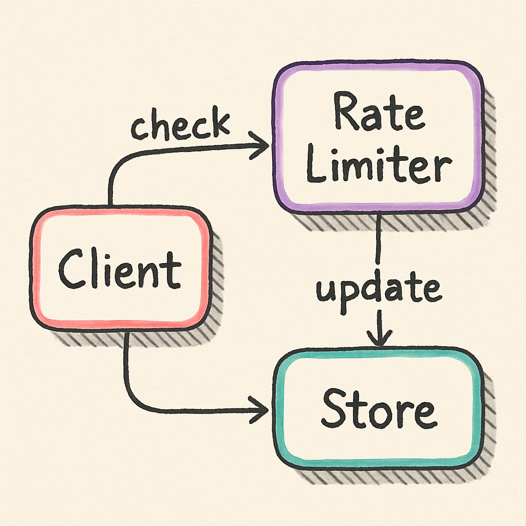 Design a Rate Limiter diagram 2