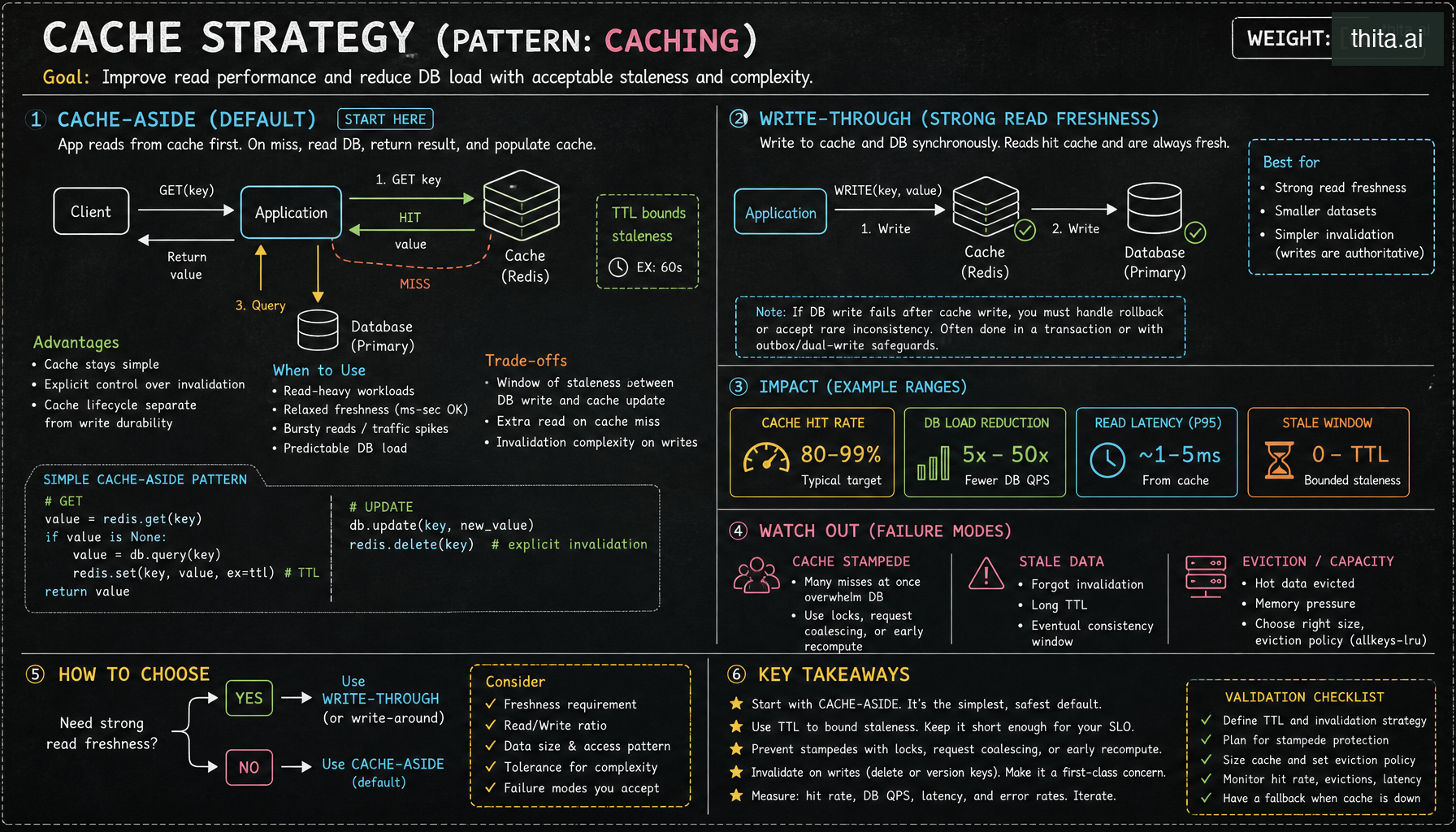 Cache Strategy — Caching | System Design Interview Guide