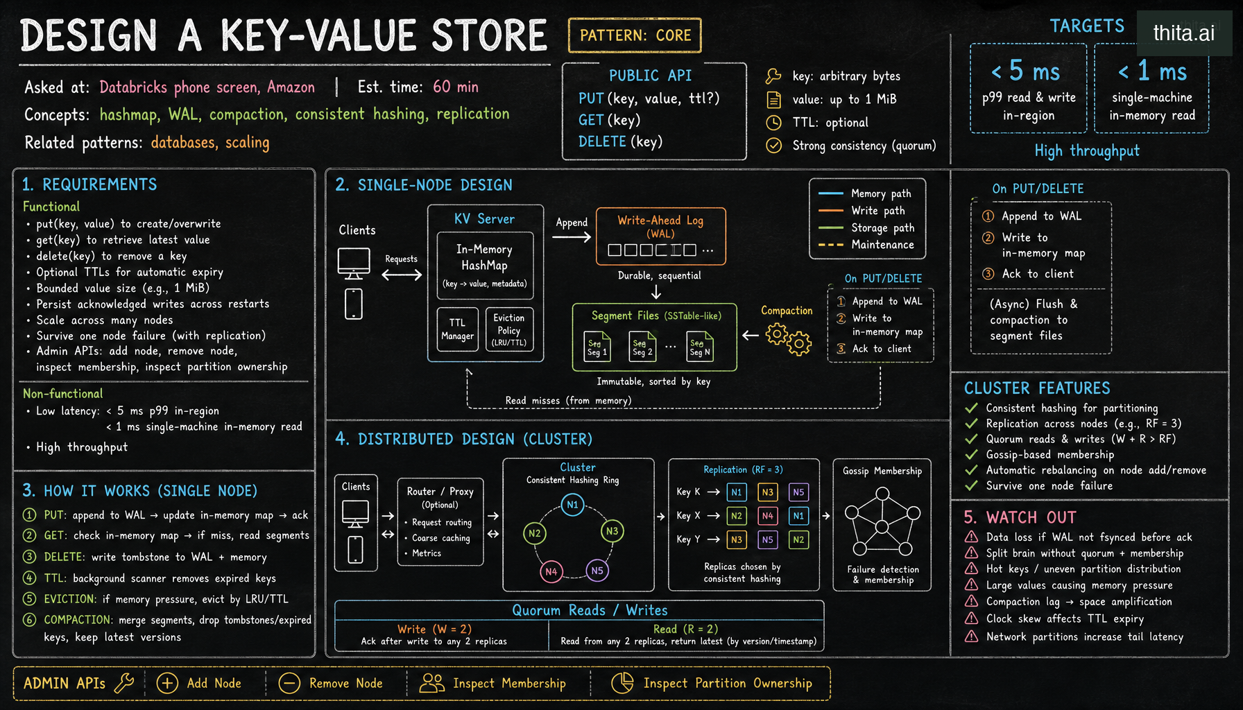Design a Key-Value Store — Databases | System Design Interview Guide